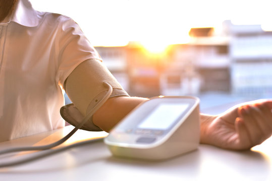 Blood pressure measuring with the morning sunrise to prevent high blood pressure