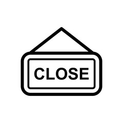 Open Close Icon Vector Simple Design