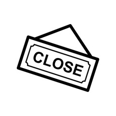 Open Close Icon Vector Simple Design