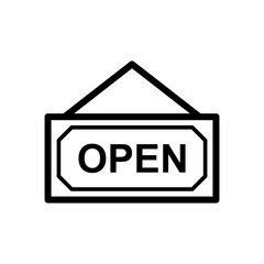 Open Close Icon Vector Simple Design