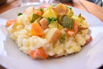  baked vegetable risotto