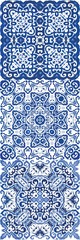 Fototapeta premium Antique azulejo tiles patchwork.