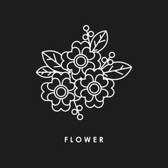  Growing Flower outline icon
