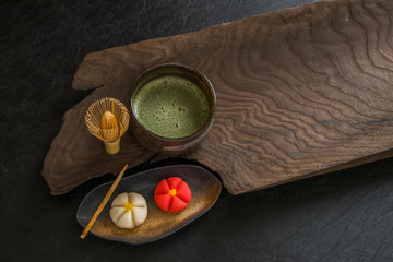 抹茶と和菓子　Matcha and Japanese sweets