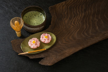 抹茶と和菓子　Matcha and Japanese sweets