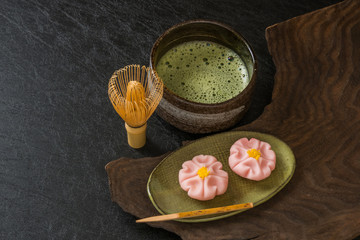 抹茶と和菓子　Matcha and Japanese sweets