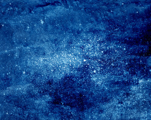 Universe filled with stars, nebula and galaxy