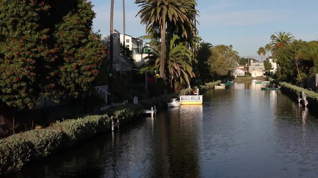 Beautiful Venice Canals in Southern California