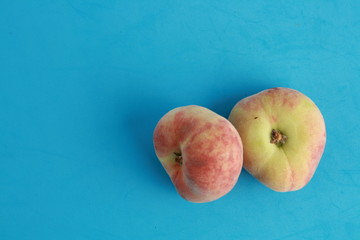 Paraguayan peach on colorful background