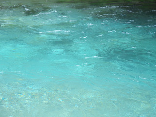 水の流れ 神崎川 長良川水系 岐阜県　日本