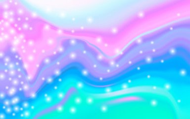 Galaxy fantasy background with pastel colors