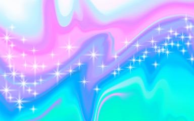 Galaxy fantasy background with pastel colors