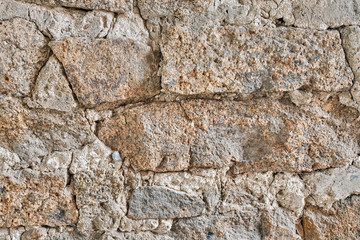 Old stone wal lBackground of the rocks