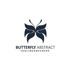 Abstract Butterfly Illustration Vector Template