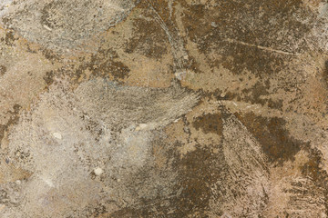 Rusty old metal texture background made of copper