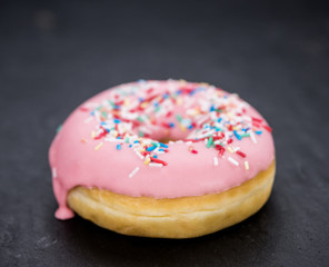 Donuts (fresh made; selective focus)