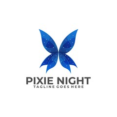 Pixie Night Illustration Vector Template