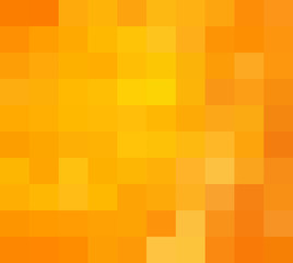 Abstract Orange geometric Background, Creative Design Templates. Pixel art Grid Mosaic, 8 bit vector background.