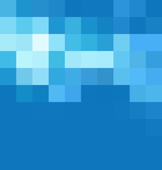 White Blue Grid Mosaic Background; Creative Design Templates. abstract colorful gradient rectangles check . Background of squares Different pixel pattern shades.