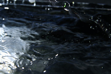 Water droplet as background