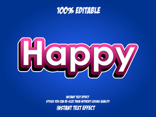 Obraz premium modern styled 3D trendy font effect