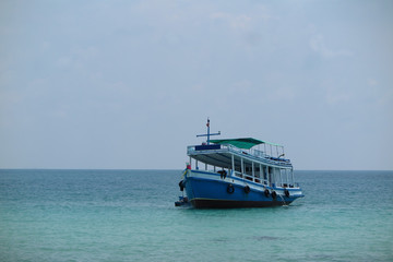 Boat and sea