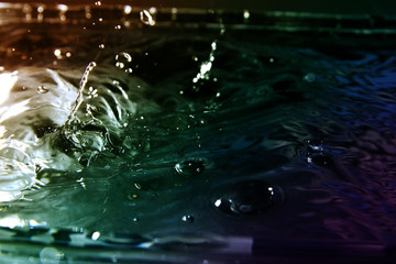 Water droplet as background