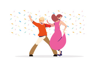 couple of people in dance pose, party, dance club