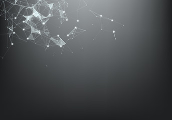 Abstract Internet connection and technology graphic design.