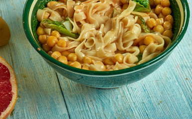 Tunisian Soup with Chard and Egg Noodles