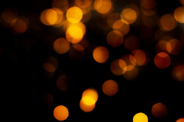 Golden abstract bokeh.