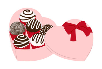 チョコレートの詰め合わせ