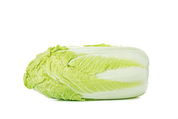 Chinese cabbage isolated on a white background.