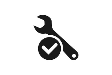 Repair complete icon,Repair tool icon vector illustration