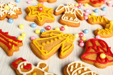 Christmas gingerbread cookies