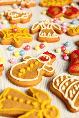 Christmas gingerbread cookies