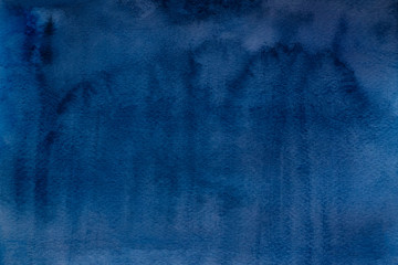 Abstract blue watercolor background. Inspired by the color of 2020. 