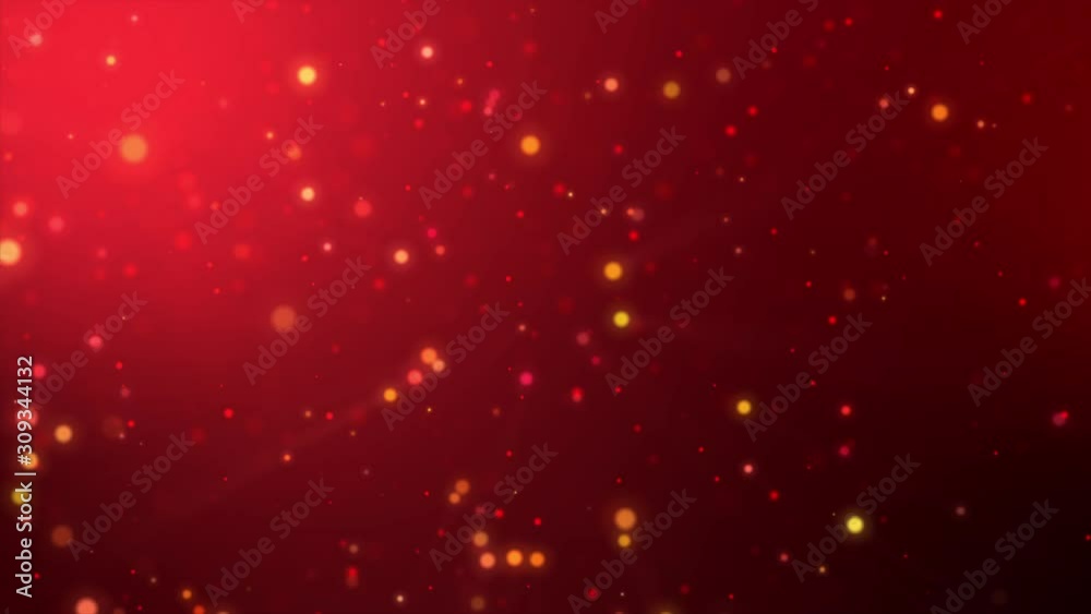 Wall mural abstract background particle glitter snow and lighting effect against the dark background with grain