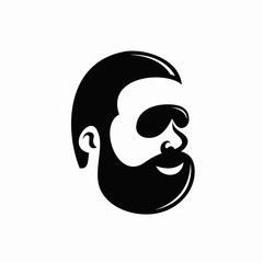 Fat Bearded Man Wearing Sunglasses