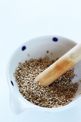 Japanese kitchen utensil, sesame paste bowl 