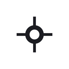 Obraz premium Target icon vector