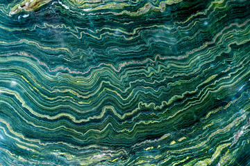 Fluorite mineral stone with various stone artifacts from the crystallization of volcanic rock...