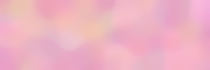 blurred bokeh horizontal background with baby pink, pastel magenta and pink colors and free text space