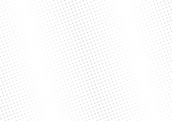 Abstract halftone dotted background. Futuristic grunge pattern, square, shadow.  Gray modern optical pop art texture for posters, sites, business cards, cover, labels mock-up, vintage stickers
