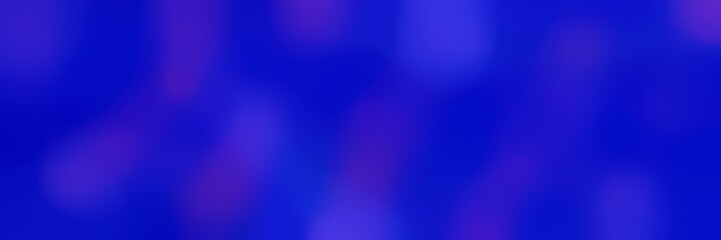 blurred bokeh horizontal background with medium blue and dark slate blue colors and free text space