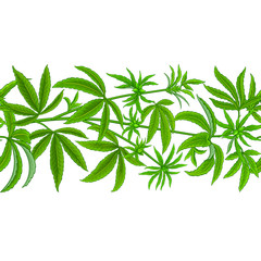 hemp vector pattern