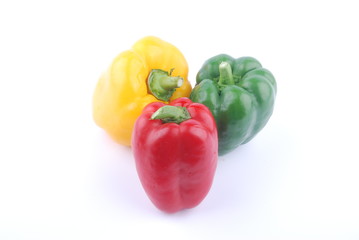Bell pepper isolated on white background
