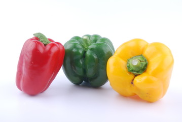 Bell pepper isolated on white background