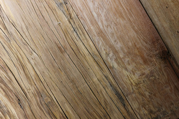 structural background of cracked oak wood planks