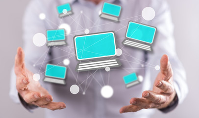 Concept of devices connection